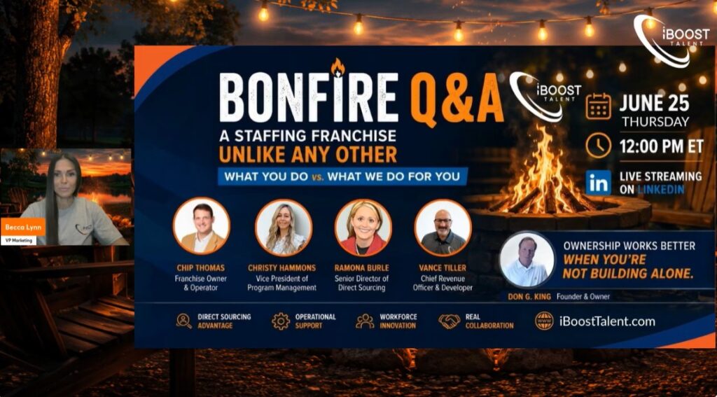 iBoost Talent Bonfire Live Event